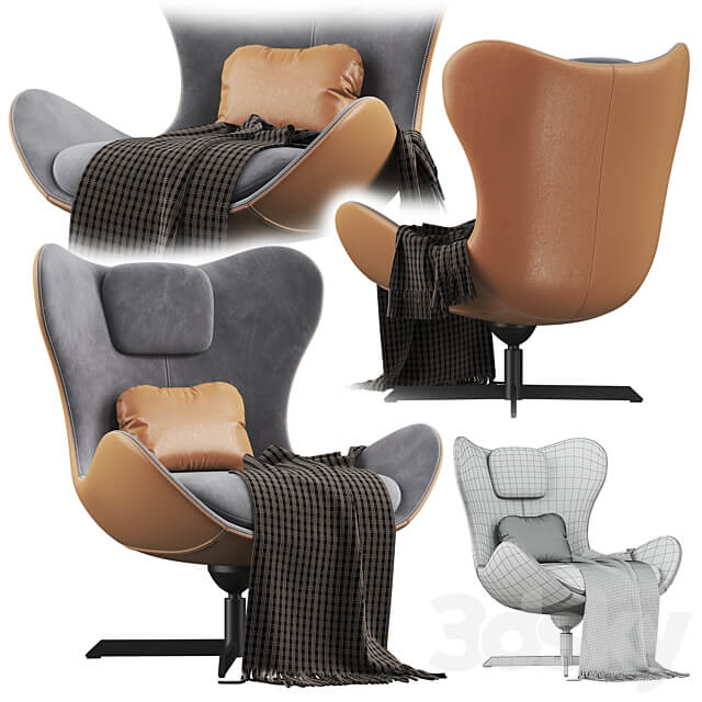 Lazy armchair 3D Models