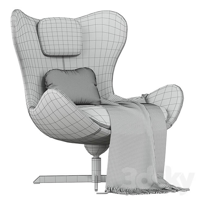 Lazy armchair 3D Models
