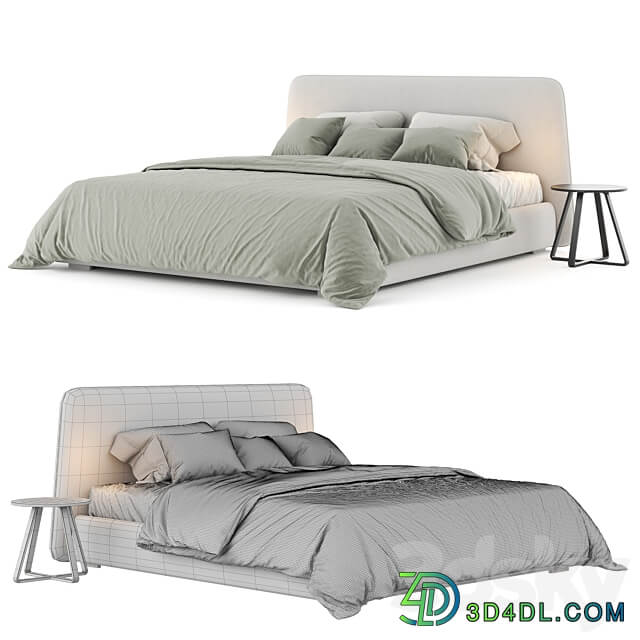 Boca slim bed Bed 3D Models