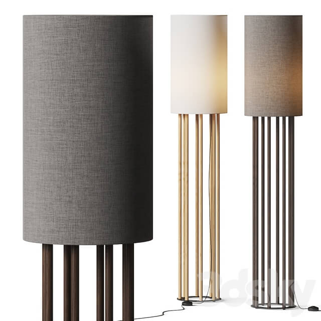 Maigrau Linn High Floor Lamp 3D Models