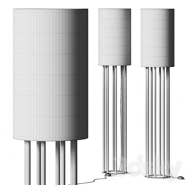 Maigrau Linn High Floor Lamp 3D Models