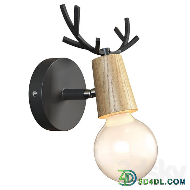 Lampatron DEER wall lamps 3D Models