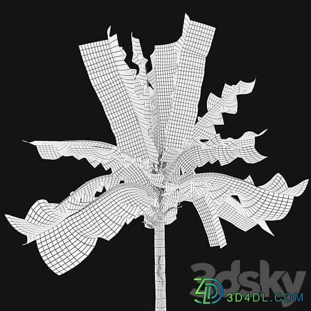 Banana tree 02 3D Models