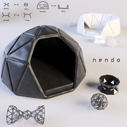 Other decorative objects Accessories for dogs from the studio NENDO Heads or Tails 