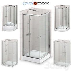 Shower cabins Radaway CLASSIC 3D Models 