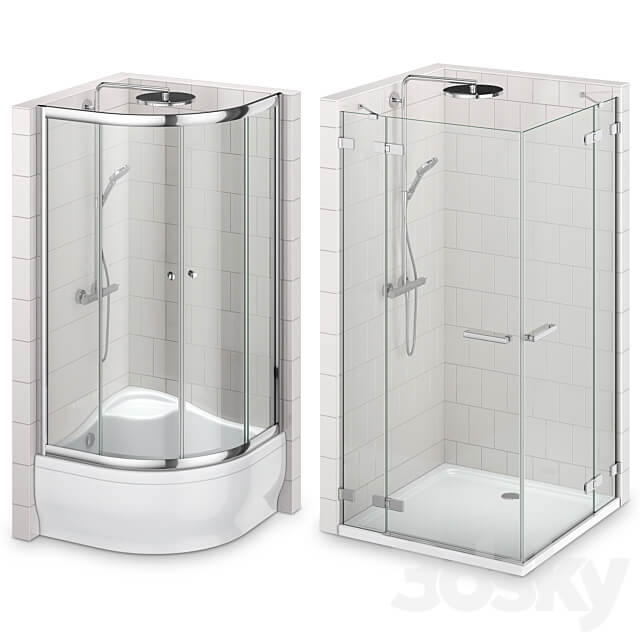 Shower cabins Radaway CLASSIC 3D Models