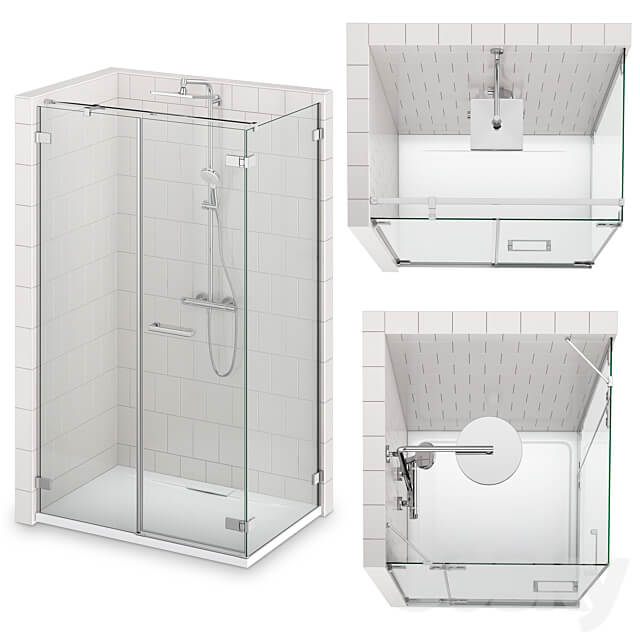 Shower cabins Radaway CLASSIC 3D Models