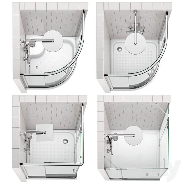 Shower cabins Radaway CLASSIC 3D Models