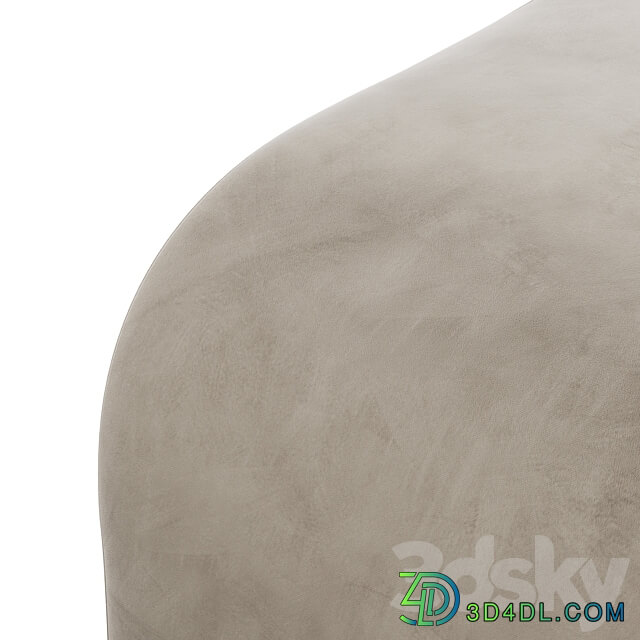 Sienna pouffe and bench by Urban outfitters 3D Models