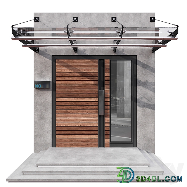 MODERN ENTRANCE NO5 3D Models