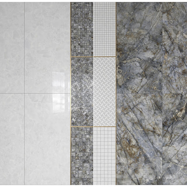 Emilgroup Tele di Marmo Revolution decor s2 3D Models
