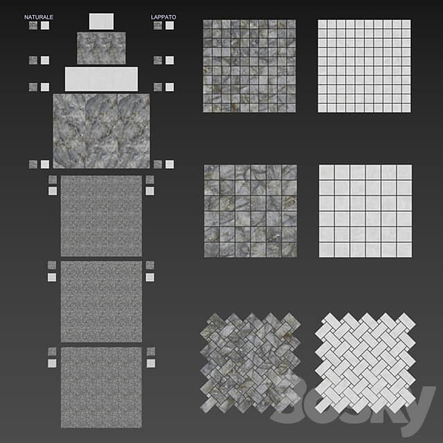 Emilgroup Tele di Marmo Revolution decor s2 3D Models