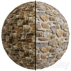 FB375 stone Facade coverings MISTO BELMONTE ALPINO 2MAT PBR Seamless 3D Models 