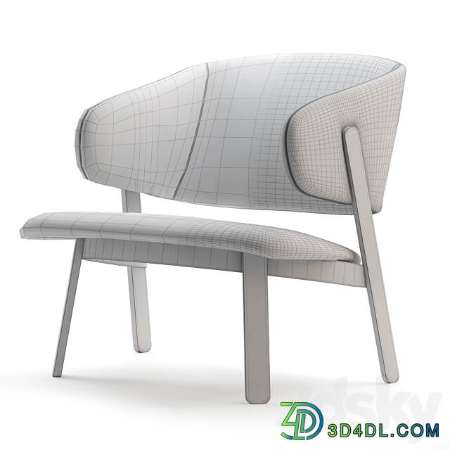 WOLFGANG Armchair By Huppe 3D Models