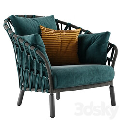 Varaschin Emma Cross armchair 3D Models 
