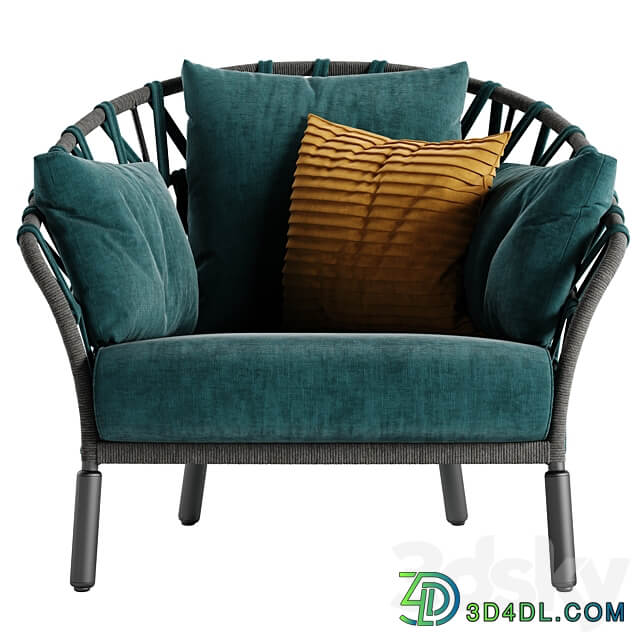 Varaschin Emma Cross armchair 3D Models