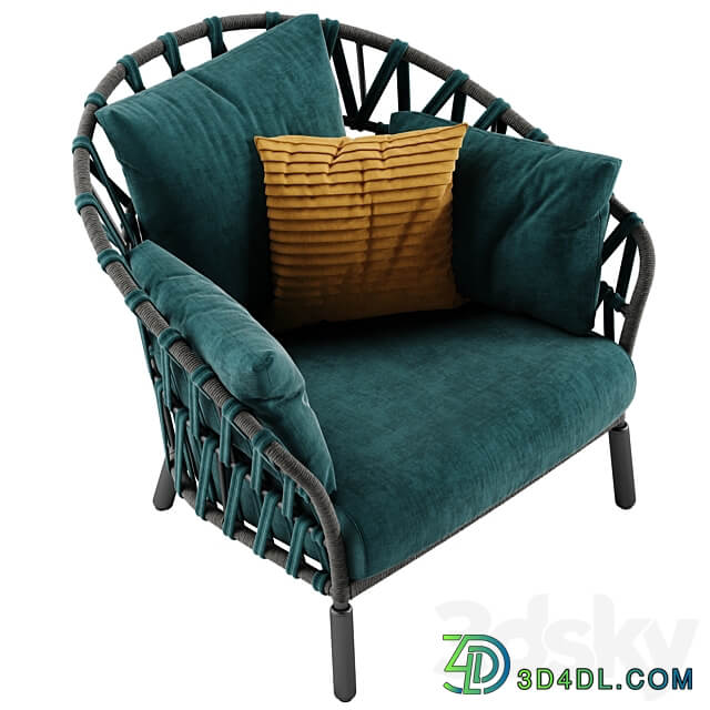 Varaschin Emma Cross armchair 3D Models