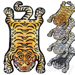 Tibetan tiger rug 3D Models 