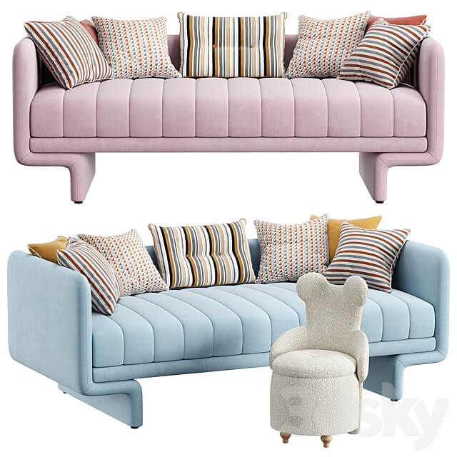 Bed BENCH Manifesto 3D Models
