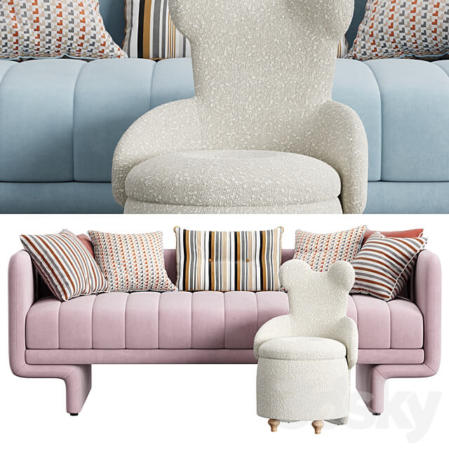 Bed BENCH Manifesto 3D Models