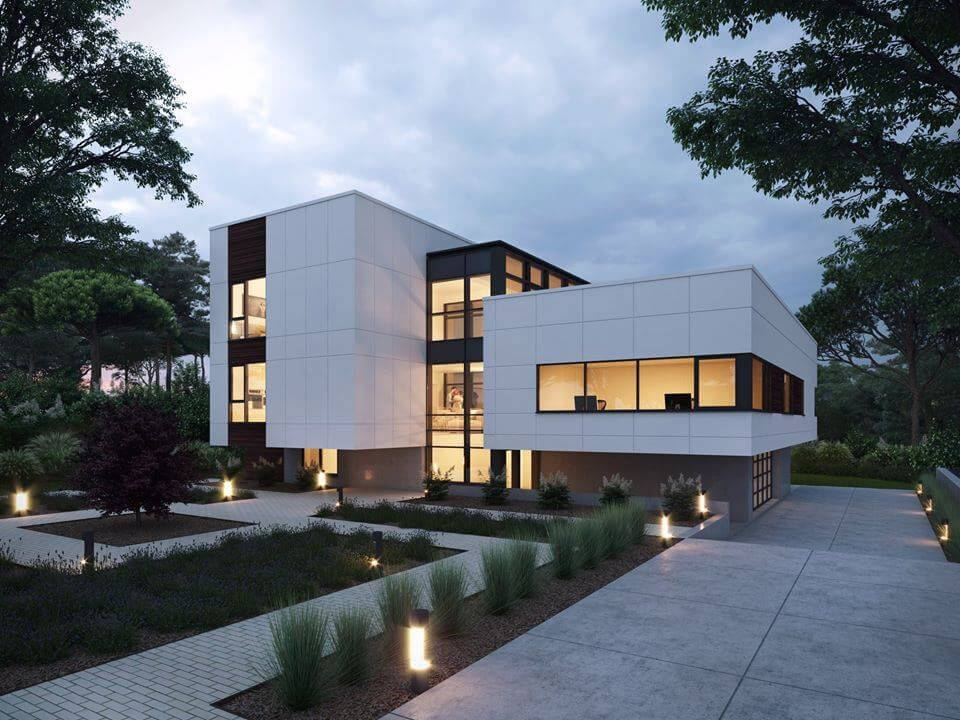 3D Exteriors House 10 Scene Model 3dsmax 