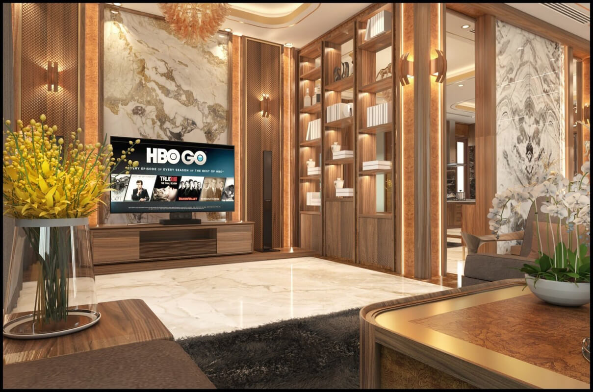  Living Room- Kitchen Interior Model By Thanh