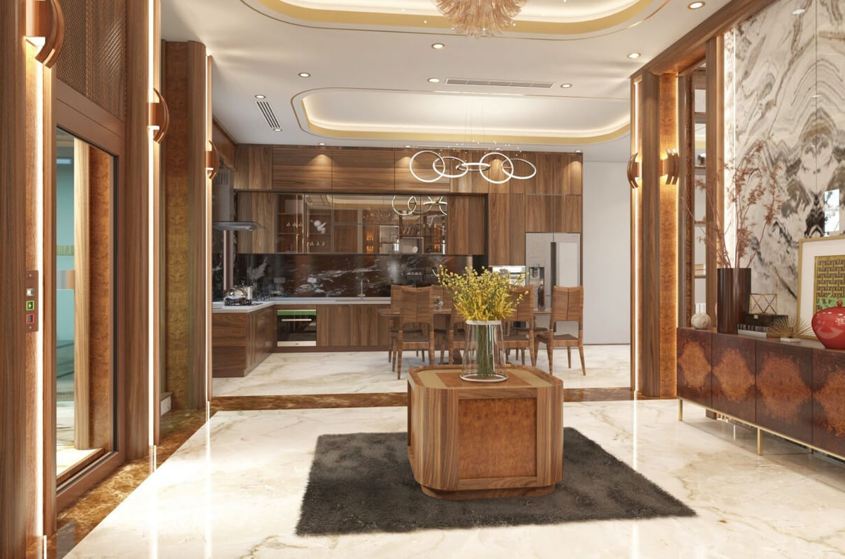  Living Room- Kitchen Interior Model By Thanh
