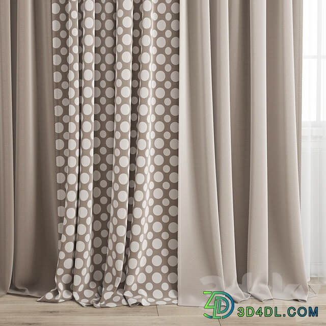 Curtain 555 3D Models
