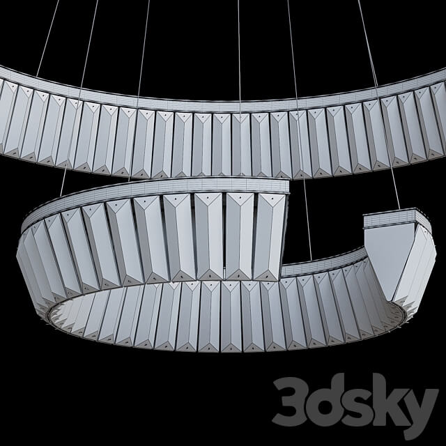 Pendant chandeliers CHRISTENCE by lampatron 45cm 52cm 65cm 80cm 80cm 45cm Pendant light 3D Models