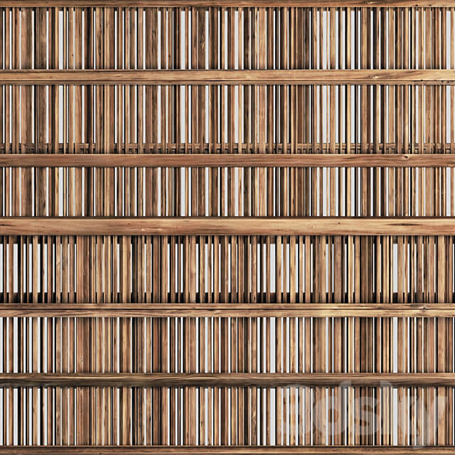 Rod screen construction n1 3D Models