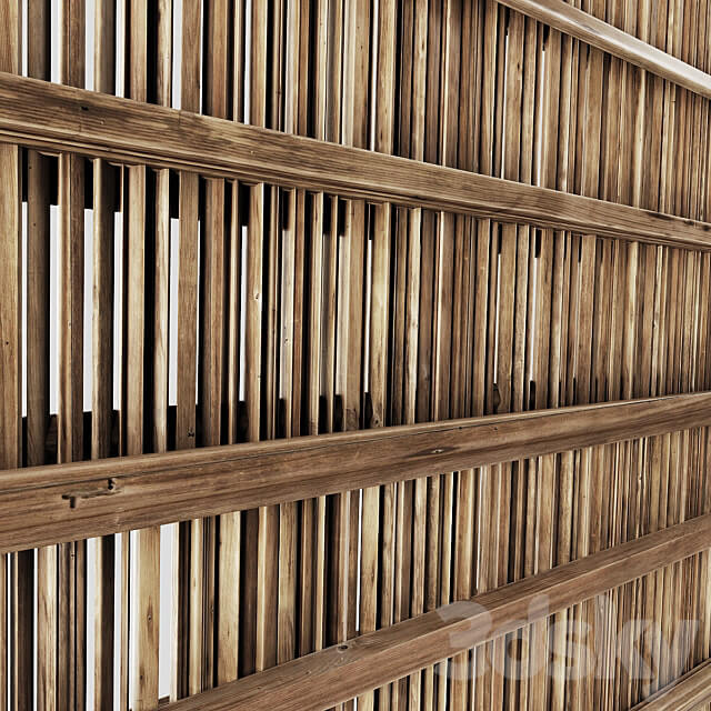 Rod screen construction n1 3D Models