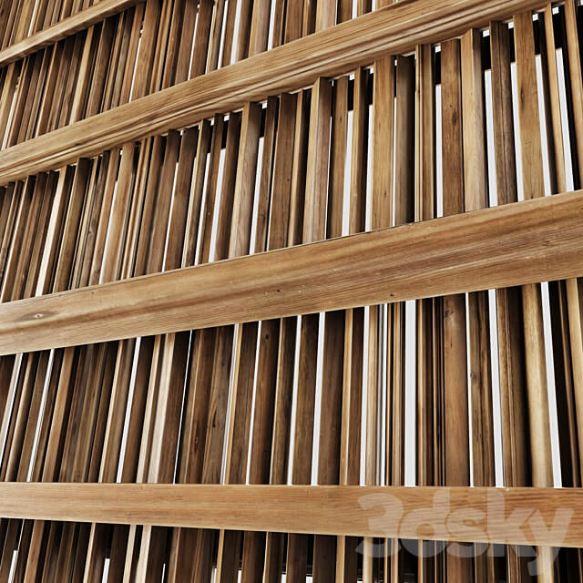 Rod screen construction n1 3D Models