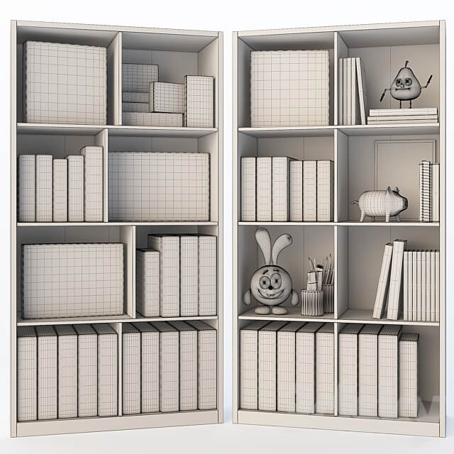 Decor set with board games Miscellaneous 3D Models