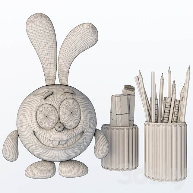 Decor set with board games Miscellaneous 3D Models