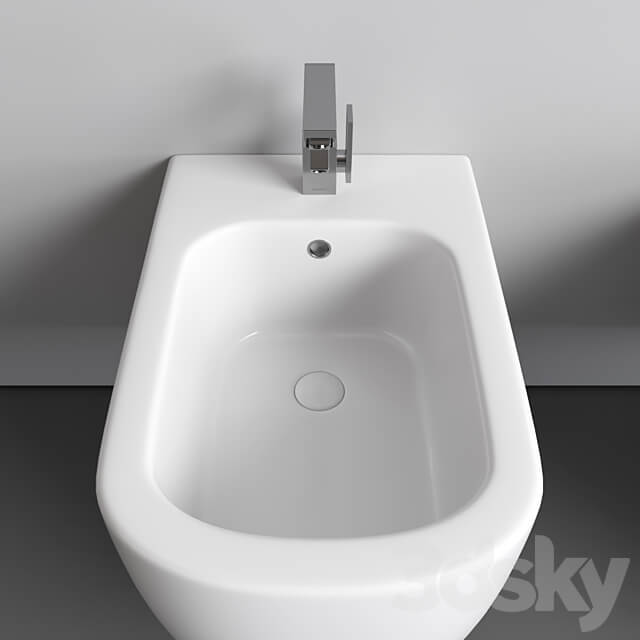 Nic Semplice wall hung WC 3D Models