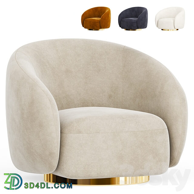 SWIVEL ARMCHAIR by EICHHOLTZ 3D Models