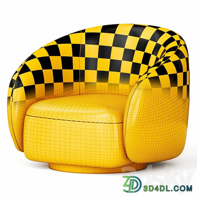 SWIVEL ARMCHAIR by EICHHOLTZ 3D Models