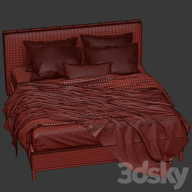Bed Askona Magica Bed 3D Models