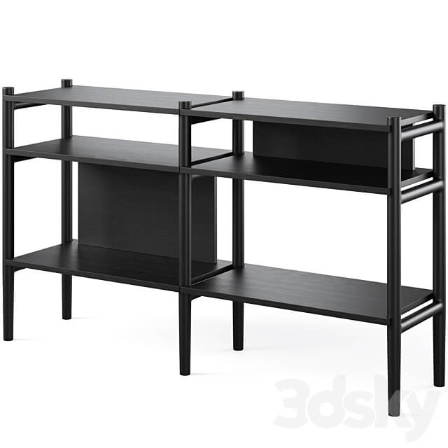 Bookcase HOLTON by Rowico Home 3D Models
