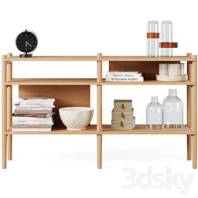 Bookcase HOLTON by Rowico Home 3D Models