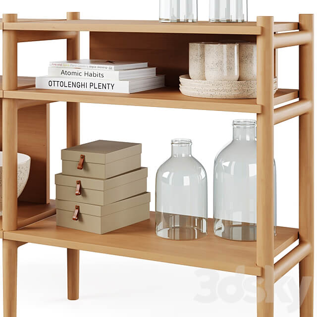 Bookcase HOLTON by Rowico Home 3D Models