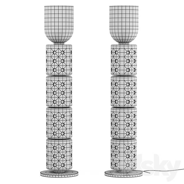 Floor lamp MARLON Mezzo 3D Models