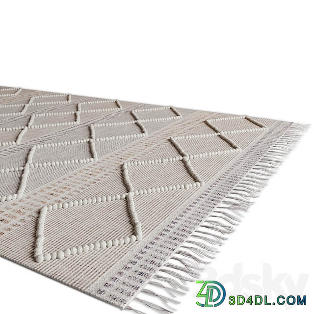 Home Republic Hendrix Natural Sky Rug 3D Models