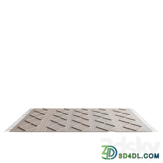 Home Republic Hendrix Natural Sky Rug 3D Models