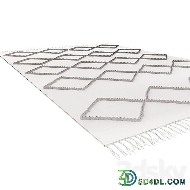 Home Republic Hendrix Natural Sky Rug 3D Models