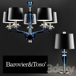 Barovier Toso Saint Germain Pendant light 3D Models 