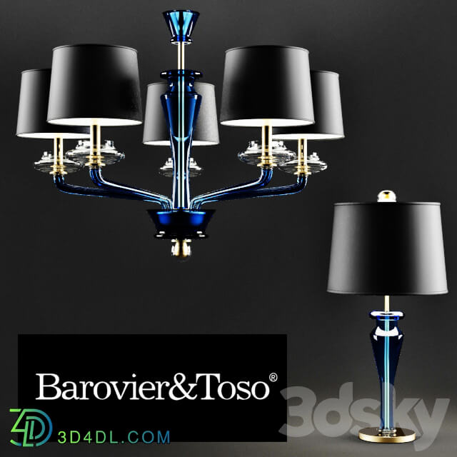 Barovier Toso Saint Germain Pendant light 3D Models