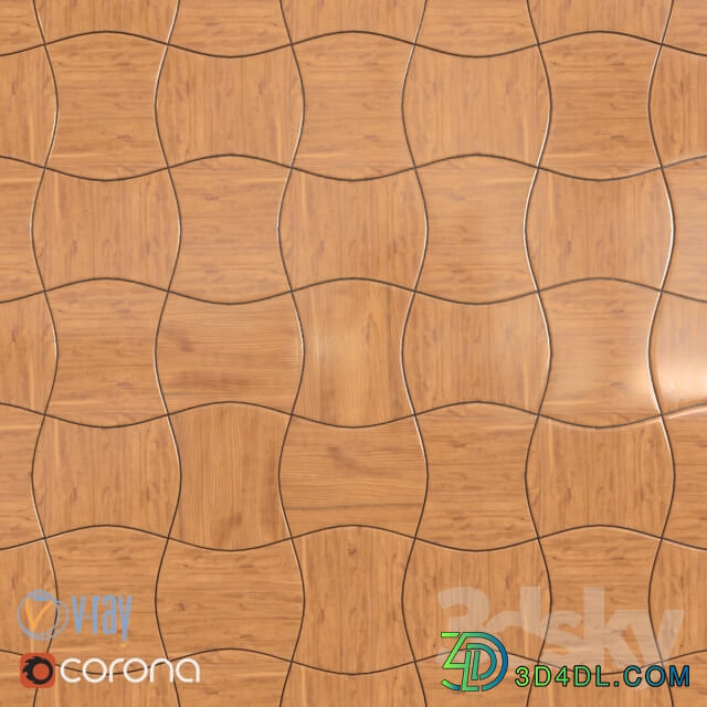 3D panel Wave