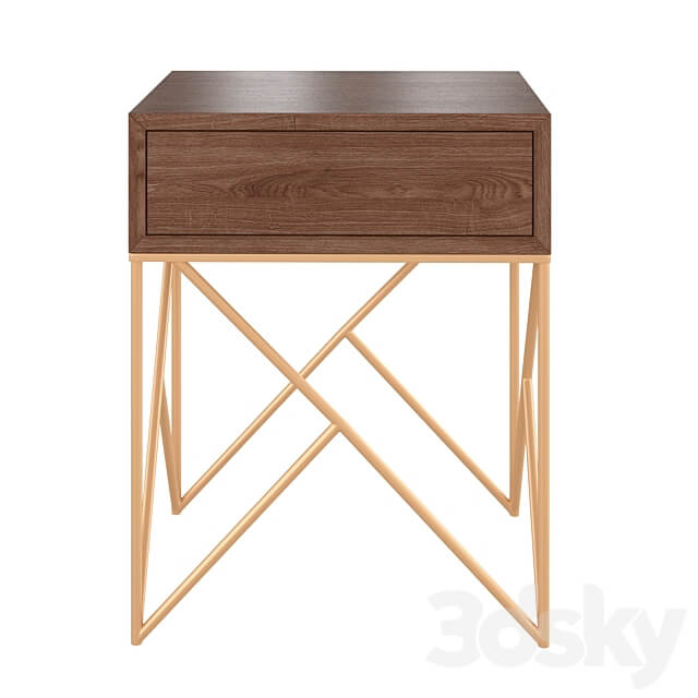 Bedside table Prince Sideboard Chest of drawer 3D Models
