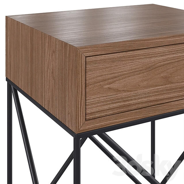 Bedside table Prince Sideboard Chest of drawer 3D Models